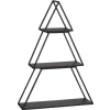 RETIF Baumregal Aus Schwarzem Metall In 3 Teilen 50X14X27 + 35X14X24 + 20X14X20Cm Cheap