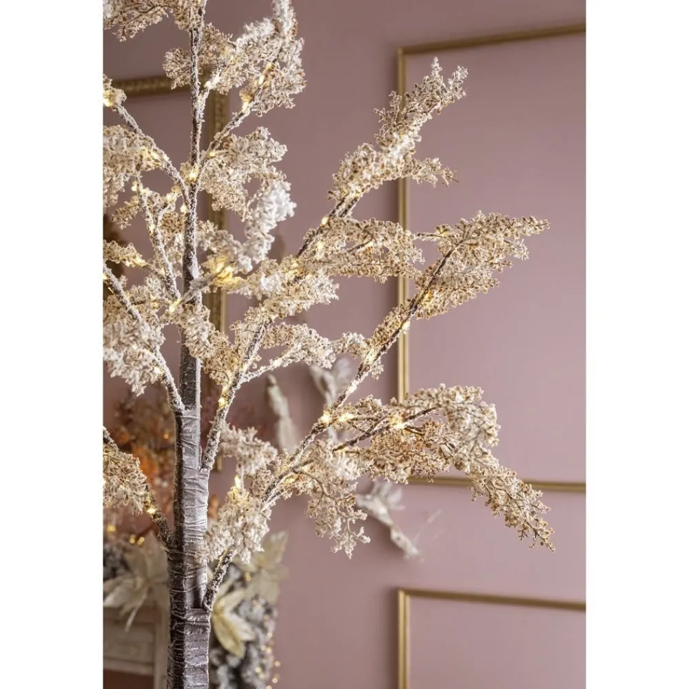 RETIF Beleuchteter Federbaum 180 Mikro-Leds Warmweis H180 Cm Online