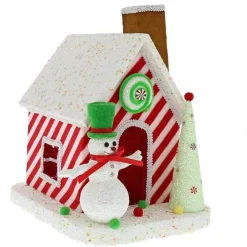 RETIF Candy-Haus Mit Schneemann 30 X 25 X 34 Cm Cheap