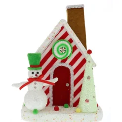 RETIF Candy-Haus Mit Schneemann 30 X 25 X 34 Cm Cheap