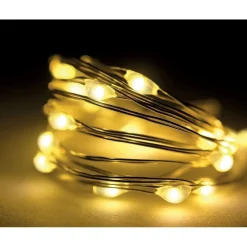RETIF Elektrische Girlande 240 Warmweise Mikro-Leds 12 M Fashion