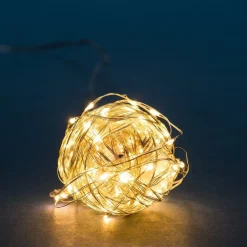 RETIF Elektrische Girlande 240 Warmweise Mikro-Leds 12 M Fashion