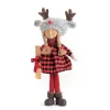 RETIF Figur Mit/Ski Und Hirsch-Mutze 43Cm - 2 Mogliche Modelle Store