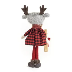 RETIF Figur Mit/Ski Und Hirsch-Mutze 43Cm - 2 Mogliche Modelle Store
