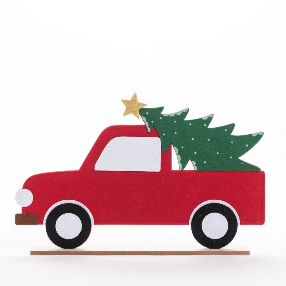 RETIF Gewebe Auto Mit Tannenbaum L 58 X H 37 Cm Flash Sale