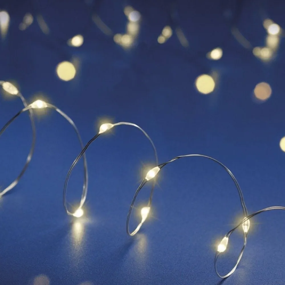 RETIF Girlande 40 Mikro-Leds Warmweis 195 Cm Store