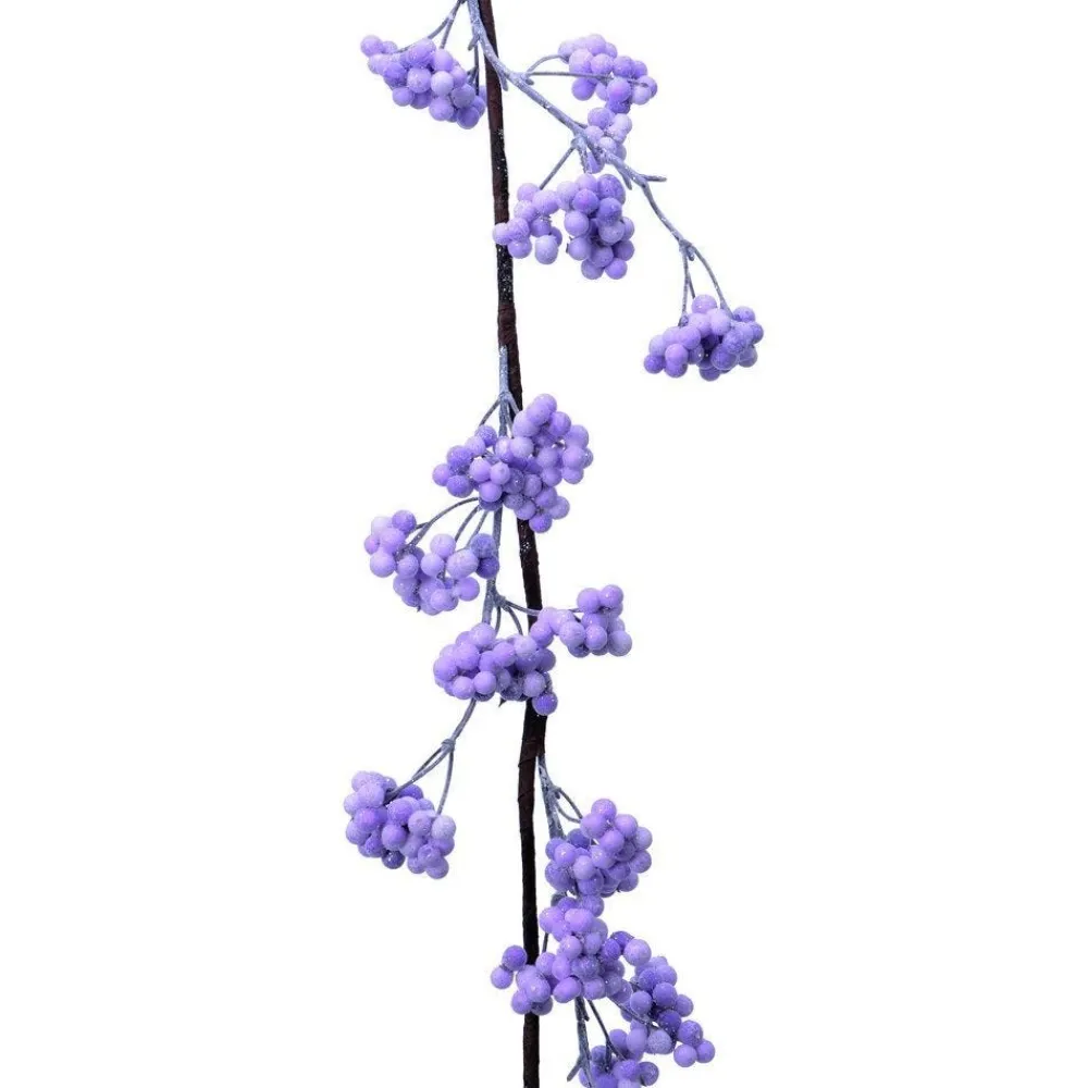 RETIF Girlande Aus Bereiften Lilafarbenen Beeren L 120 Cm Flash Sale