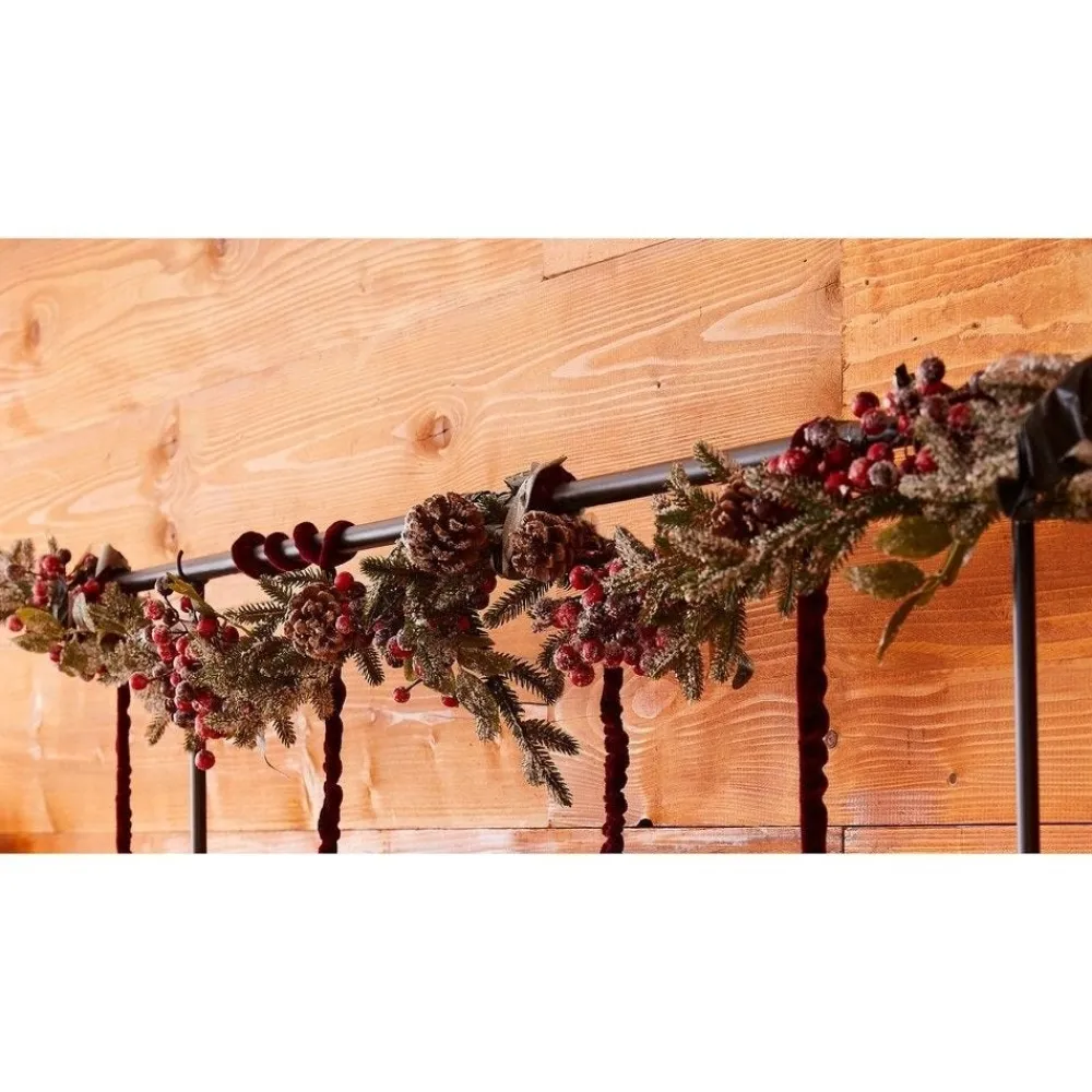 RETIF Girlande Mit Beeren Und Tannenzapfen 176Cm Shop
