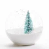 RETIF Glaskugel Innentanne Und Schnee Mit Led O 22 Cm Cheap