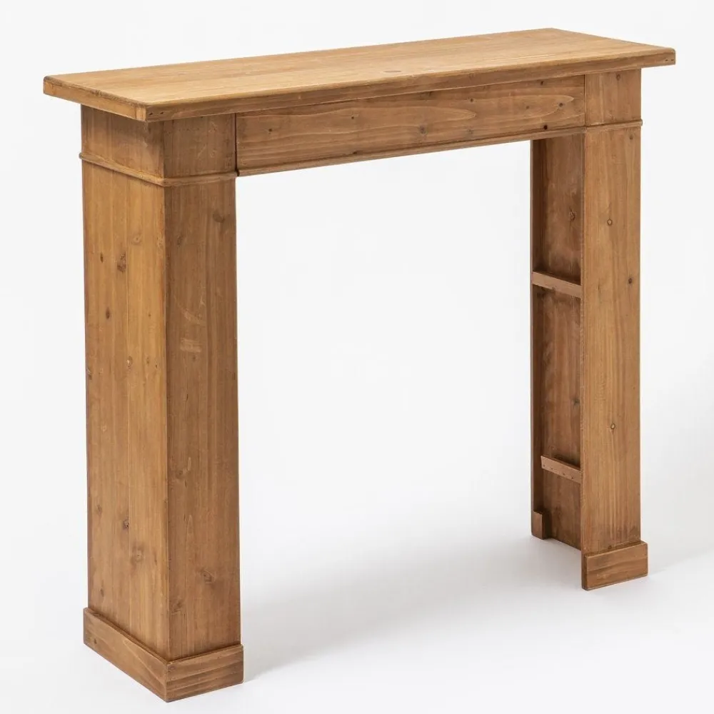 RETIF Holzkonsole Mit Abnehmbaren Regalen B 90 X T 30 X H 80 Cm Cheap