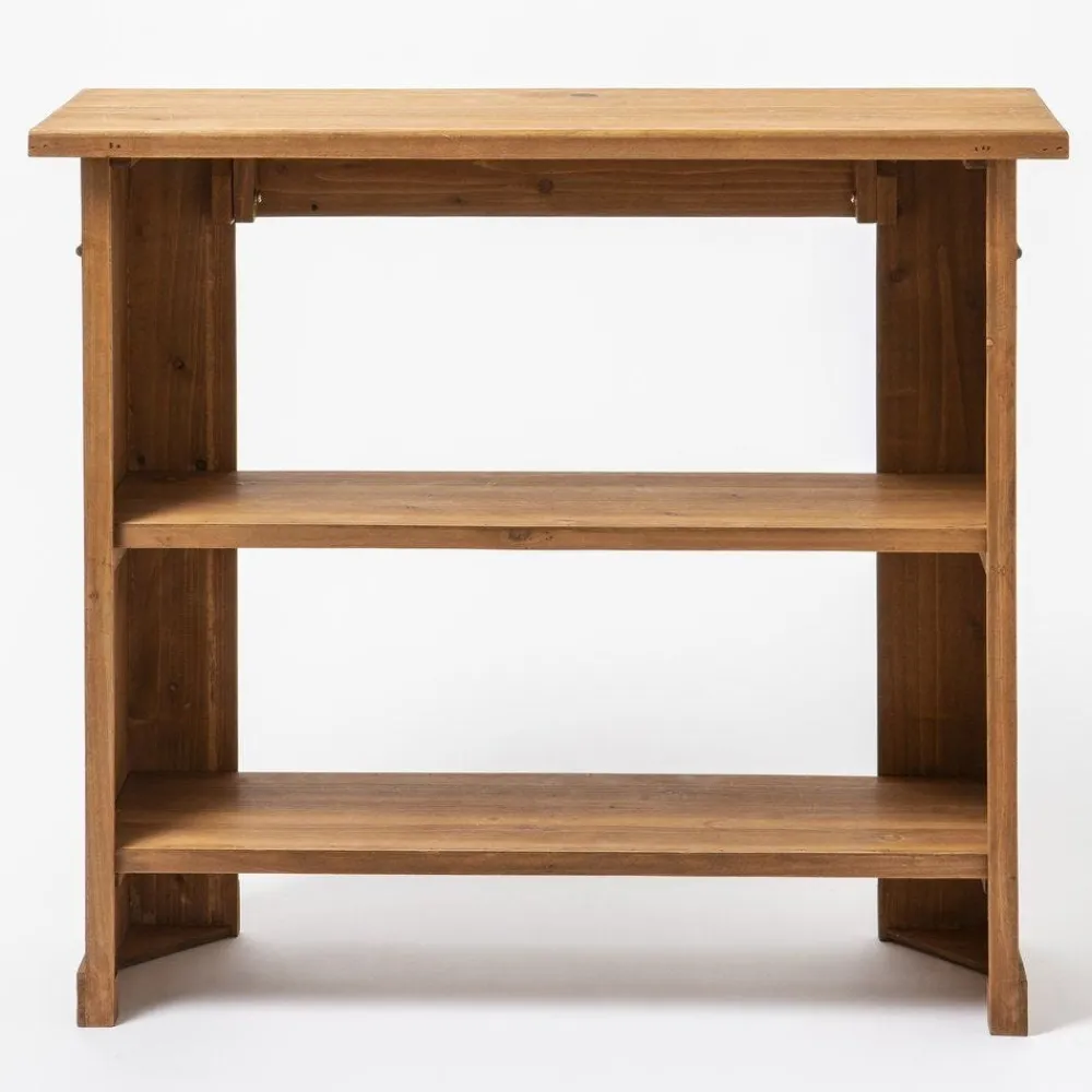RETIF Holzkonsole Mit Abnehmbaren Regalen B 90 X T 30 X H 80 Cm Cheap