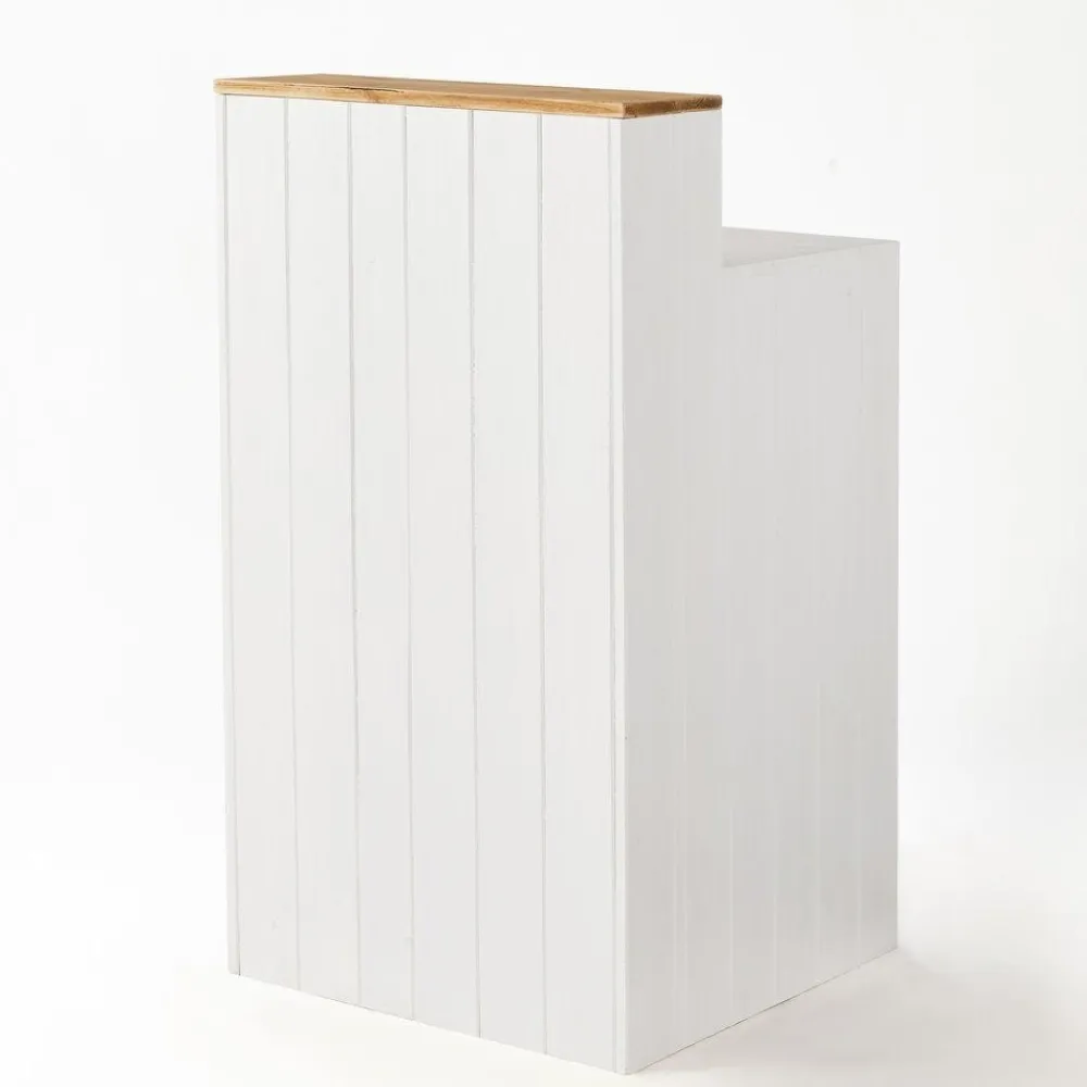 RETIF Holztheke Weis 1 Regalboden Natur L60 X D60 X H110 Cm Shop