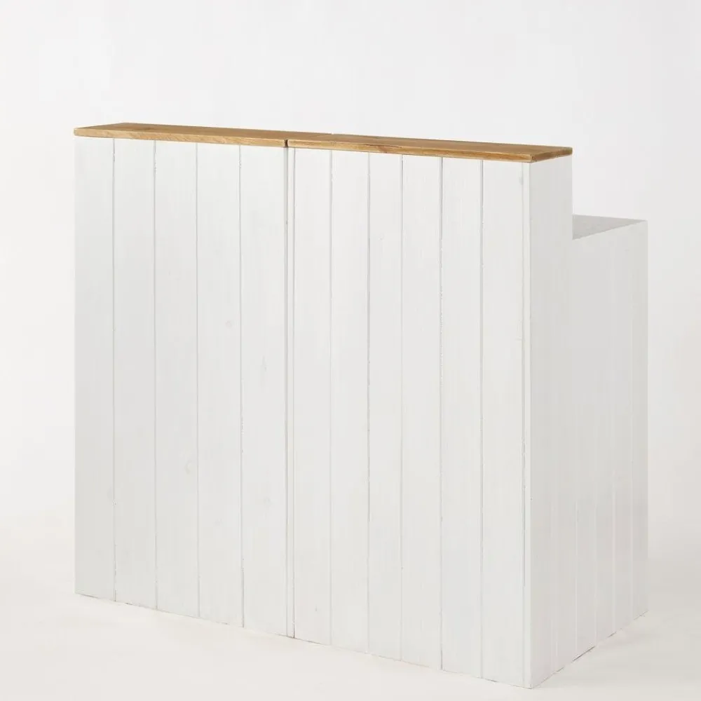 RETIF Holztheke Weis 1 Regalboden Natur L60 X D60 X H110 Cm Shop