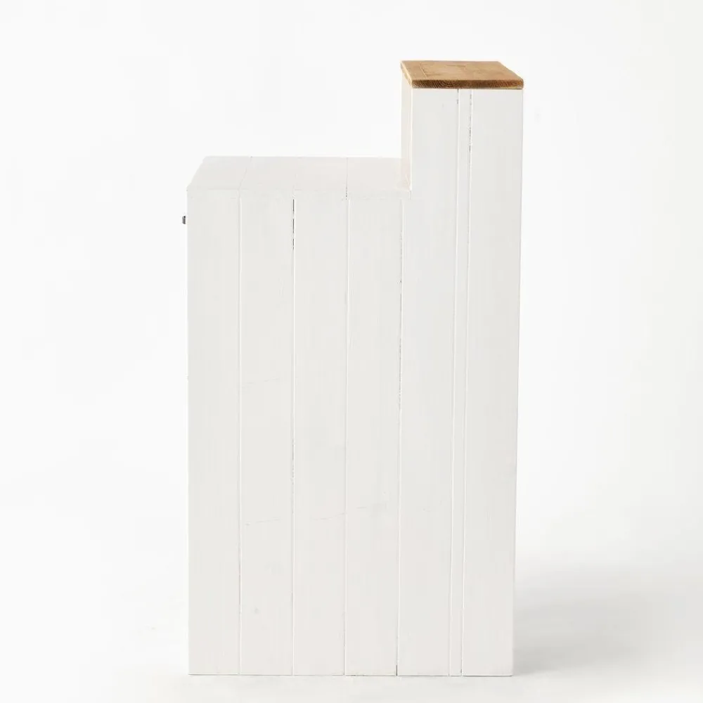RETIF Holztheke Weis 1 Regalboden Natur L60 X D60 X H110 Cm Shop