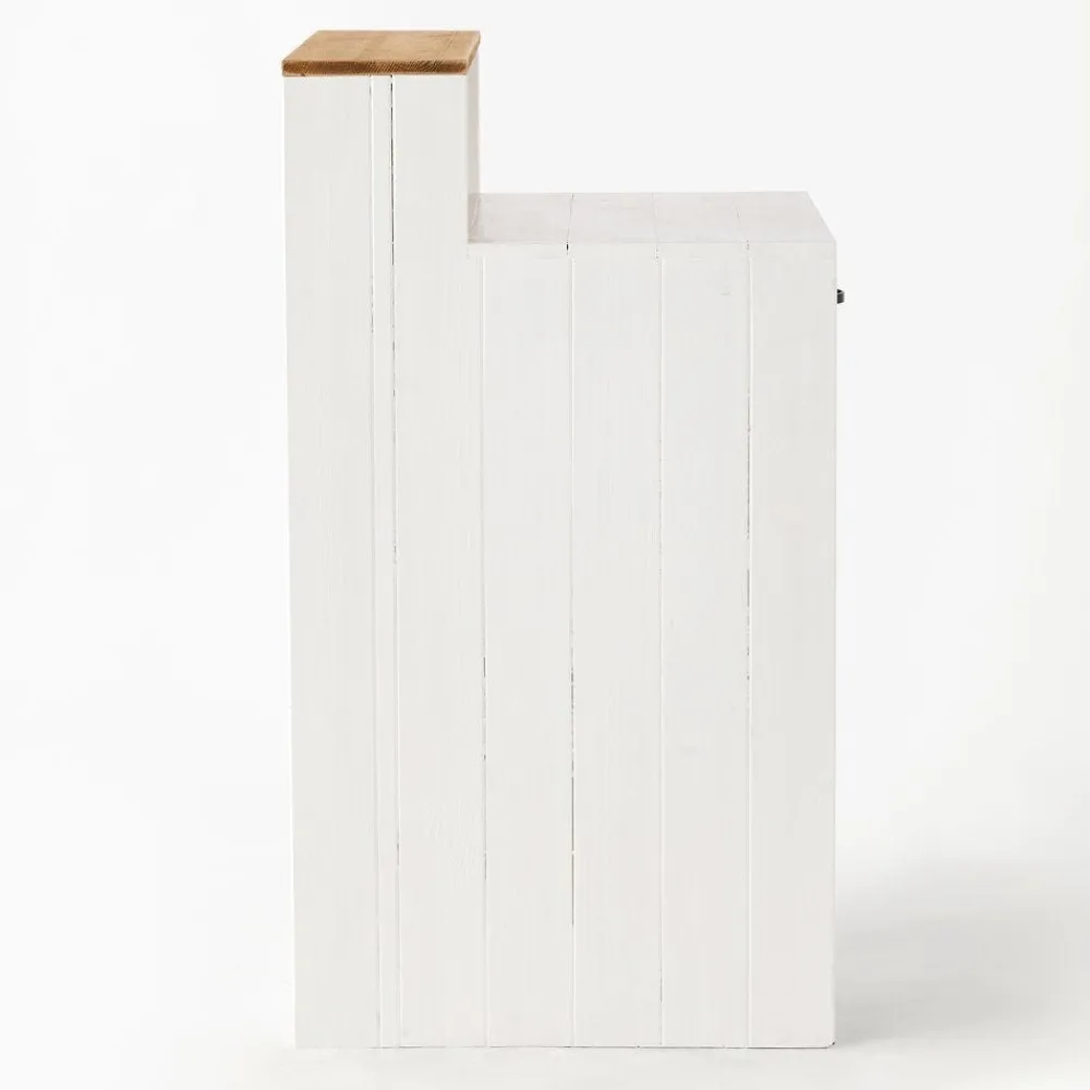 RETIF Holztheke Weis 1 Regalboden Natur L60 X D60 X H110 Cm Shop