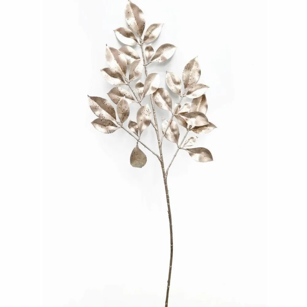 RETIF Laubstangel Champagnerfarben Metalleffekt H 63 Cm Sale