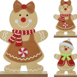 RETIF Lebkuchenmann Holz Und Filz H33Cm 2 Mogliche Ausfuhrungen Sale