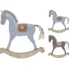 RETIF Pferd Aus Holz Und Filz H30Cm 2 Mogliche Farben Grau/Braun Clearance