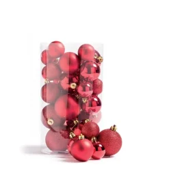 RETIF Plastikkugeln O 4 Bis 6Cm Rot In Verschiedenen Ausfuhrungen Fashion