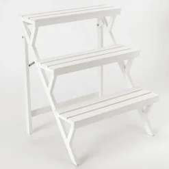 RETIF Prasentationsstander 3 Ebenen Holz Weis 60 X 50 X 70 Cm Online