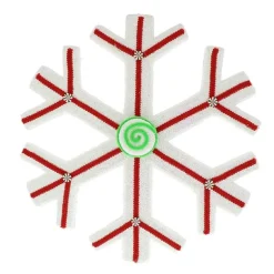 RETIF Rot-Weise Schneeflocke 42 X 8 X 43 Cm Discount