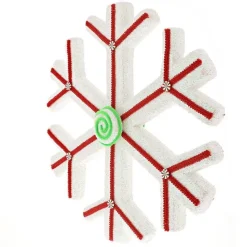 RETIF Rot-Weise Schneeflocke 42 X 8 X 43 Cm Discount