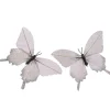 RETIF Schmetterling Auf Rosa Clip / Perle L 14,5 X T 11 Cm - 2 Mogliche Farben Clearance