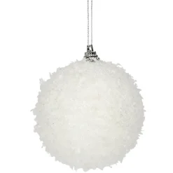 RETIF Schneekugel O 10 Cm Weis Glitzernd Shop