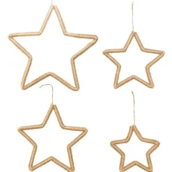 RETIF Sterne Aus Jute O 40/30/25/20Cm – Pro 4 Online