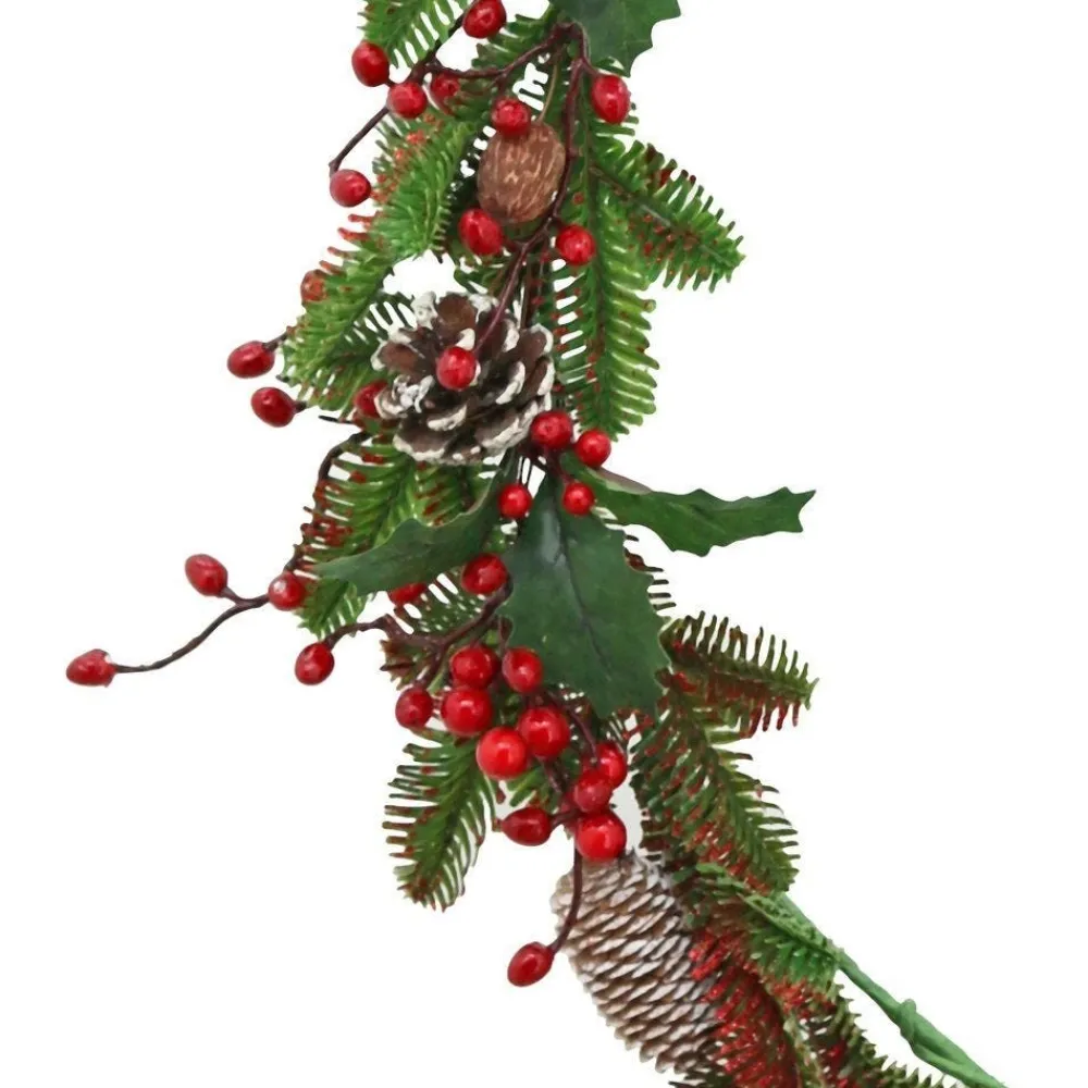 RETIF Tannenbaumgirlande Mit Beeren Und Tannenzapfen L.120 Cm Discount