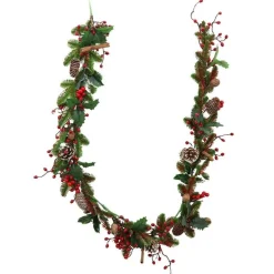 RETIF Tannenbaumgirlande Mit Beeren Und Tannenzapfen L.120 Cm Discount