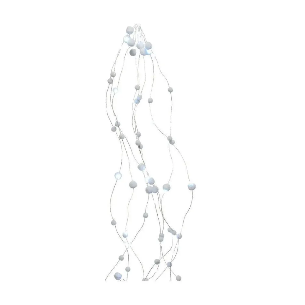 RETIF Traube Mit Schneeballen 100 Leds Kaltweis L 135 Cm Sale