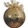 RETIF Unzerbrechliche Kugel Gold Mit Glitter O 8 Cm Outlet