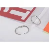 RETIF Verbindungsring Offen Verchromtes Metall 25Mm 10 Stuck Fashion