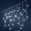 RETIF Vorhang Mit Stalaktiten 490 Leds Warmweis H 50 X L 200 Cm Hot