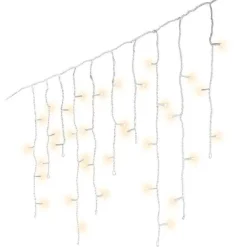 RETIF Vorhang Mit Stalaktiten 490 Leds Warmweis H 50 X L 200 Cm Hot