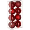 RETIF Weihnachtskugeln Rot Sortiert O7Cm - 8 Stuck Cheap