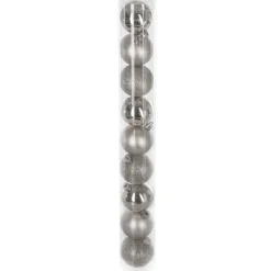 RETIF Weihnachtskugeln Sortiert Silbern O6Cm - Pro 9 Sale