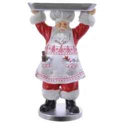 RETIF Weihnachtsmann Mit Tablett 30 X 22 X 50 Cm Cheap